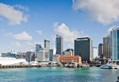 Vue sur le port - Auckland