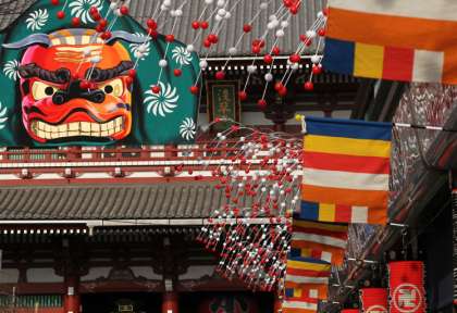 Temple du quartier d’Asakusa - Tokyo - Honshu - Japon ©Yasufumi Nishi - JNTO