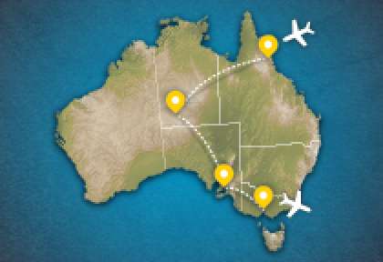 Carte Circuit Magique Australie