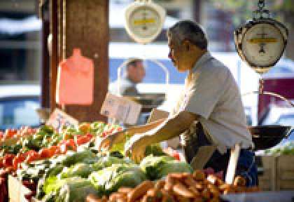 Le marché de Victoria Queen à Melbourne