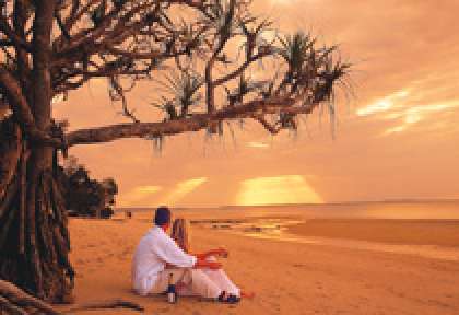 Plage de Fraser Island en Australie