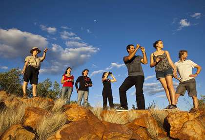Groupe sur le Mont Connor
